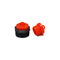 FME Red NPT Threaded Plug with Loop - Pack of 100