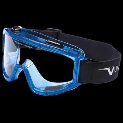 Univet Tiger Blue Workshop Safety Goggles - Clear Lens