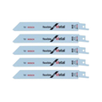 Bosch Reciprocating Saw Blades Metal Cutting S922EF 150mm 18Tpi (Pk 5)