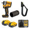 DeWalt Scaffolding Impact Wrench Kit - 2x 5Ah Batteries, Charger, BIGBEN Rhino Hook & Socket