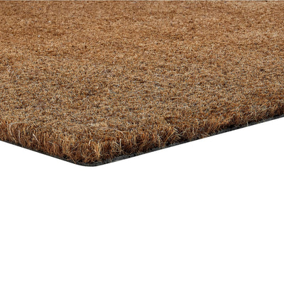 PVC Backed Coir Matting Natural - 17mm x 100cm x 12.5m Roll