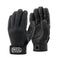 Petzl K52 CORDEX Lightweight Belay/Rappel Gloves, Black