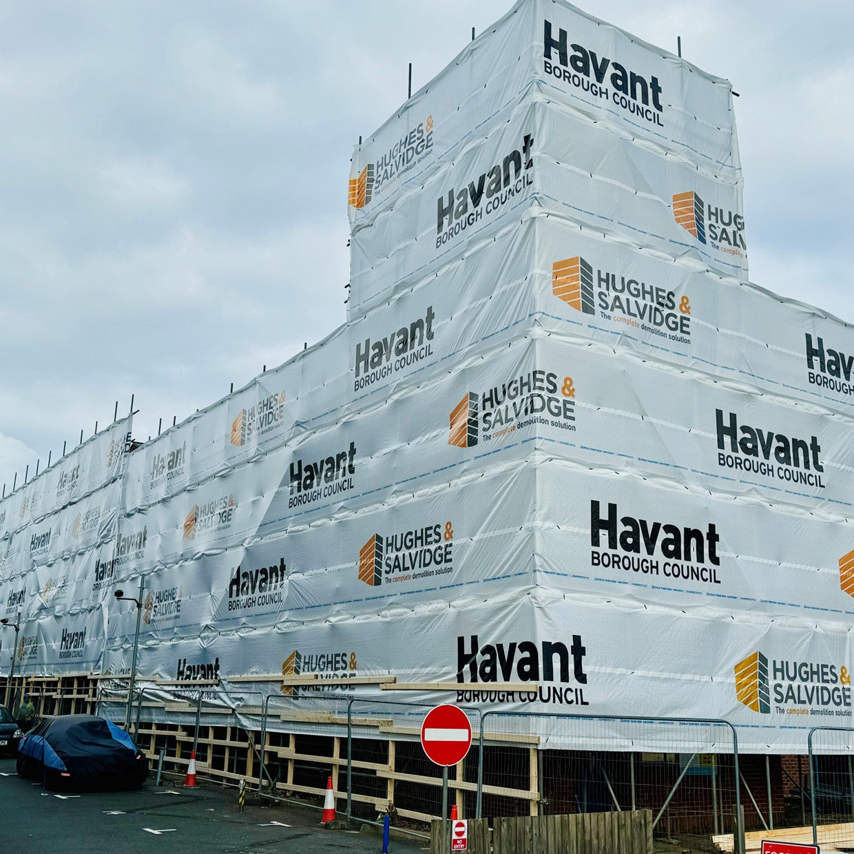 Custom Printed Scaffold Sheeting