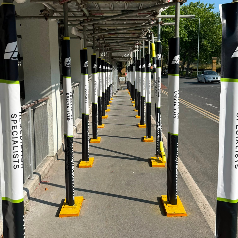 Scaffold Tube Banner Sleeve (2m) Print Your Company Name