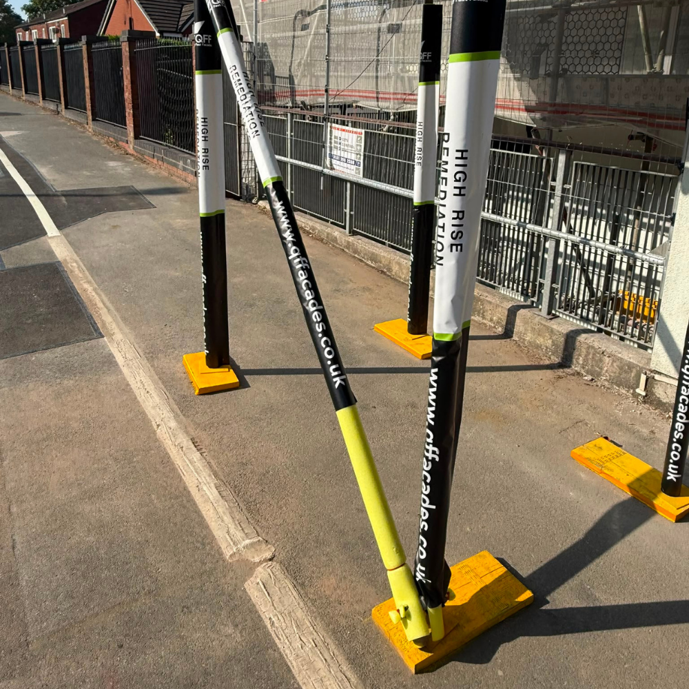 Scaffold Tube Banner Sleeve (2m) Print Your Company Name