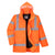 Hi-Vis Quilted Parker Traffic Jacket Railtrack Orange