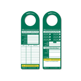 SUPASCAFF Inspection Tag with Integral Holder Hole - Kit Including 10 x Inspection Tags, 2 x Do Not Use Tags, 1 x Marker Pen