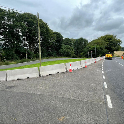 Concrete Barriers 2500mm x 610mm x 810mm - 1450kg