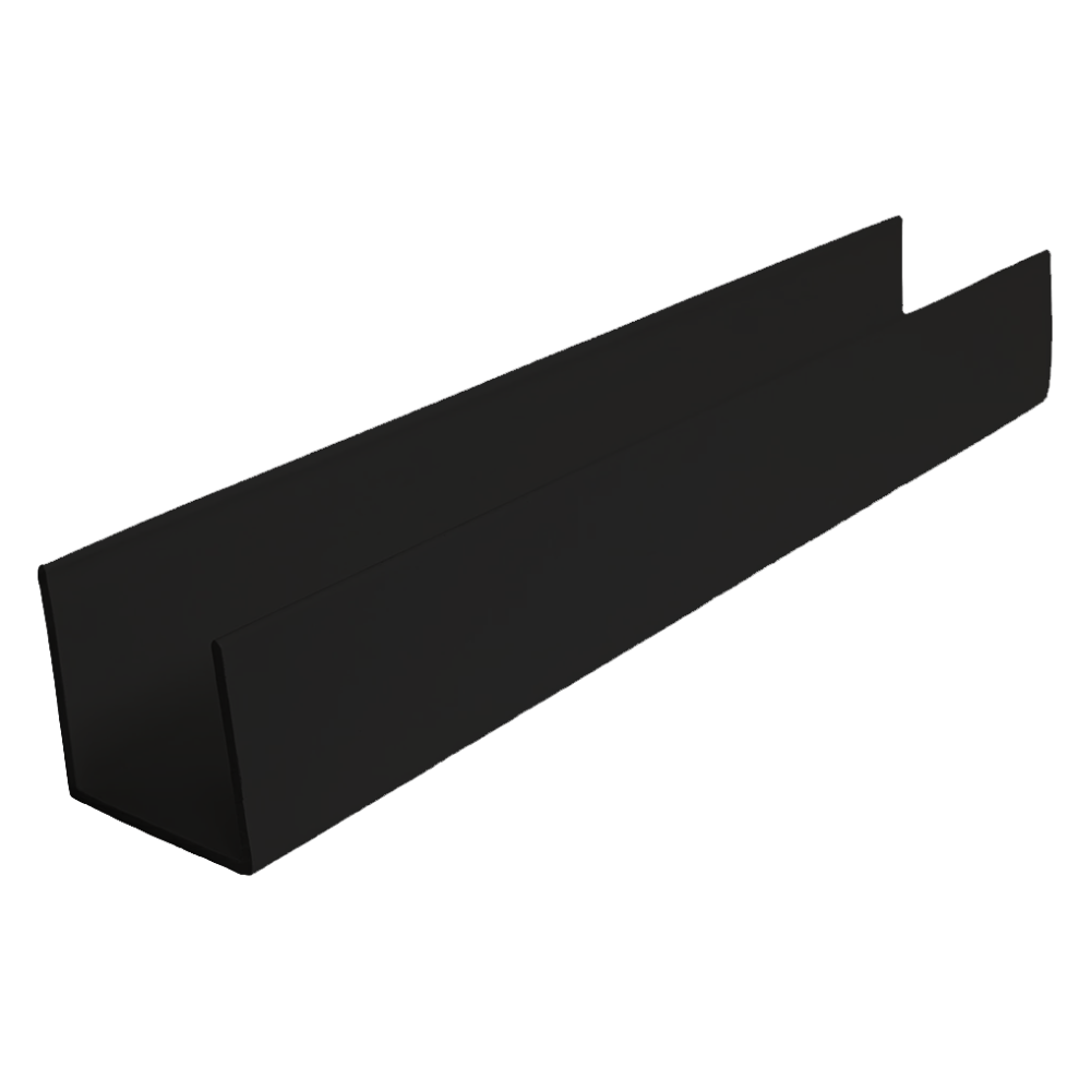 BIGBEN Superhoard PVC U Channel End Trim 35mm x 2400mm