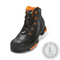 Uvex 2 Metal Free Safety Boots - Black & Orange (Enigma)