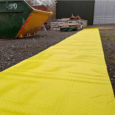 SiteMat Yellow Matting - 100cm x 10m