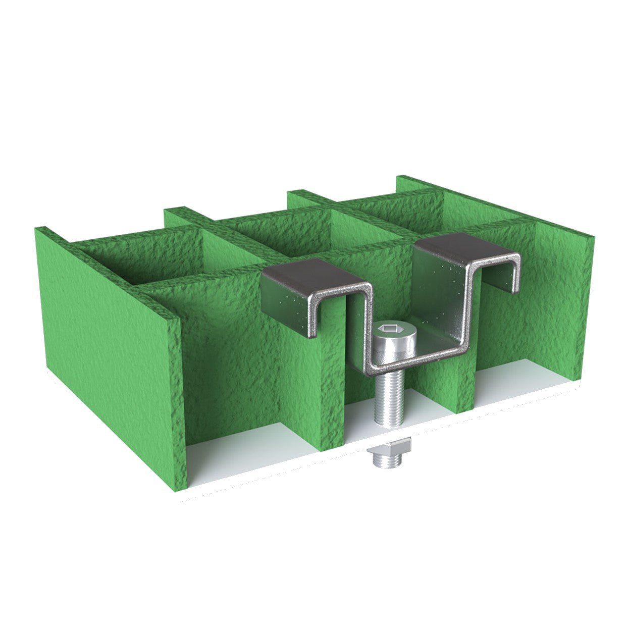 Struct Fast Grating Clips GRP Grating Fixings - Stainless Steel M Clip