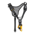 Petzl C081CB TOP CROLL® Chest harness for sit Harness, Black/Yellow