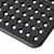 A black anti-slip rubber surface mat with textured surface and drainage channels.