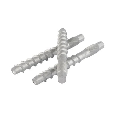 5x Tecfi Screwbolt Stud Anchor M12 x 10mm x 118mm