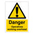 'Danger Operative Working Overhead' Safety Sign (300 x 420mm)