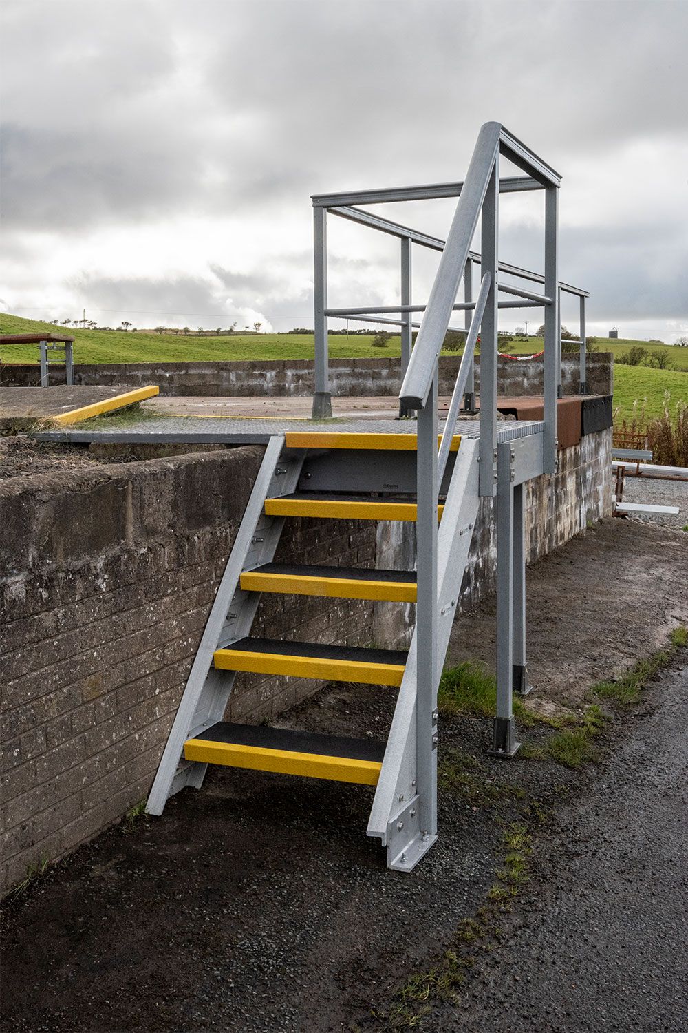 Anti-Slip GRP Stair Tread