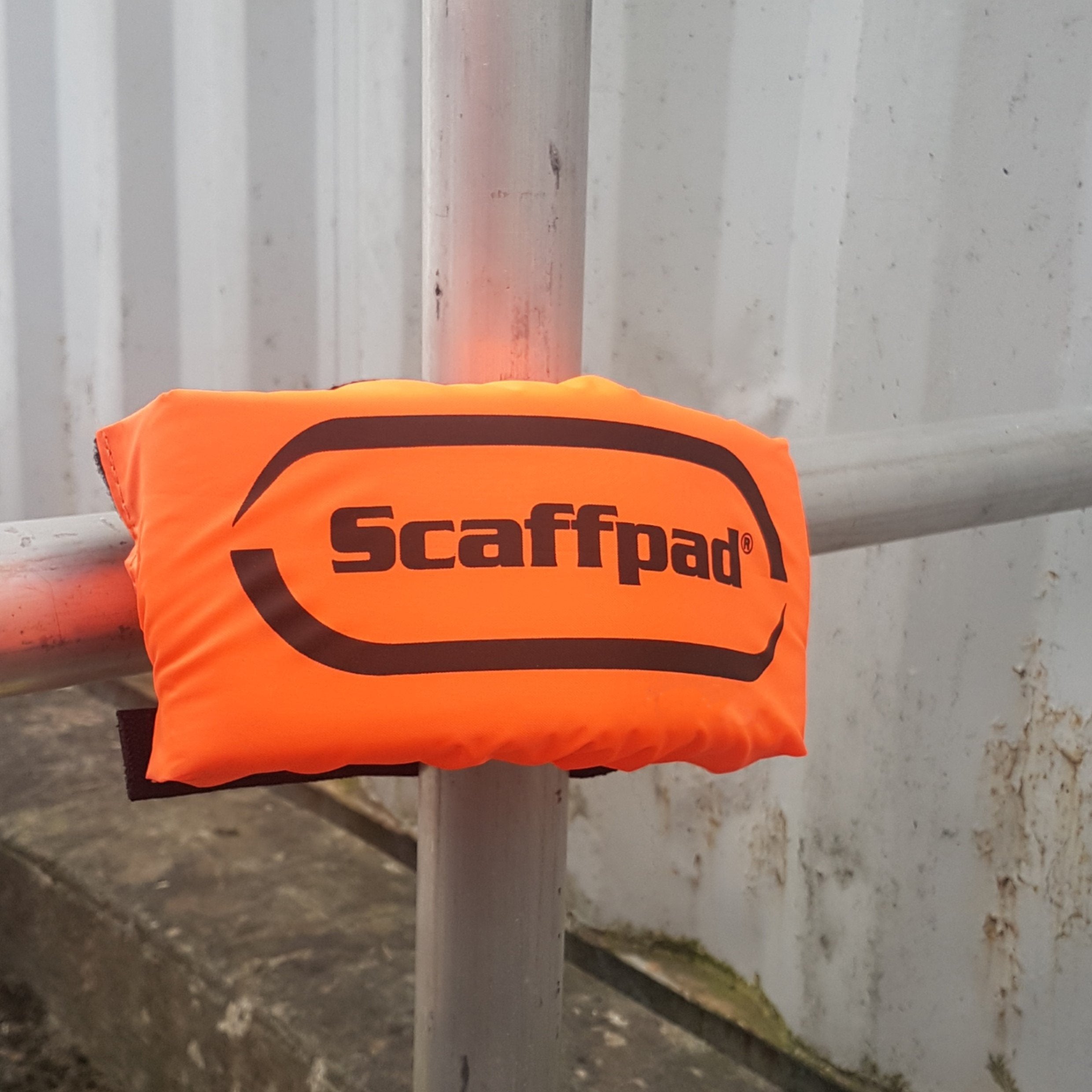 Scaffpad Single Scaffpad, Safety Pad for Scaffolding - Hi-Vis Orange