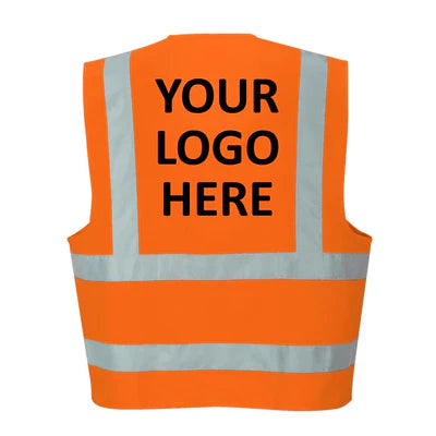 Custom Branded Hi-Vis Vest - Colours Available