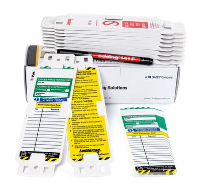 LadderTag Kit - 10 Holders, 10 Inserts, 1 Pen