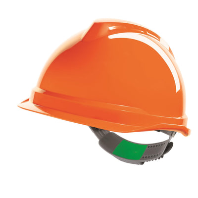 MSA V-Gard 520 Peakless Helmet with Push Key Adjuster