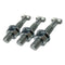 High-tensile 7/16" T Bolt, Nut & Washer Set for scaffold fittings – Grade 8.8 steel, BZP plated, pack of 100