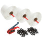 19mm Woven Polyester Strapping Kit - 3 Rolls