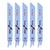 6" Bosch Metal Cut Recip Blades - 5 Pack