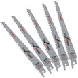 6" Bosch Wood Cut Recip Blades - 5 Pack