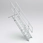 Universal Adjustable Scaffold Stair with 2 x Handrails