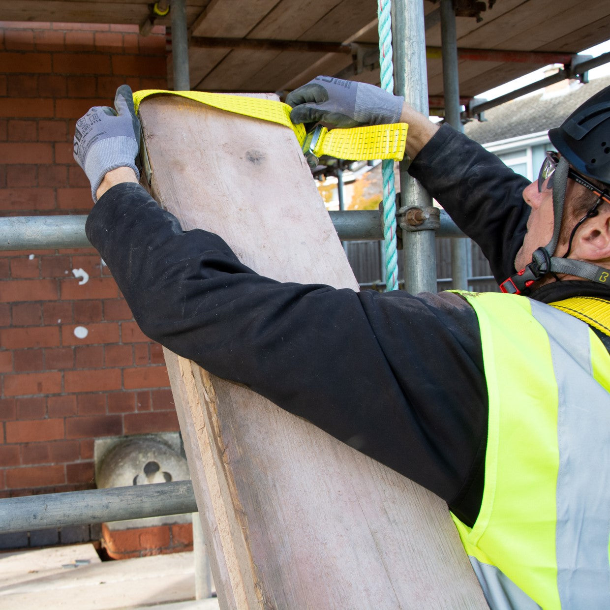 Fast & Safe Scaffold Board Lifter for 1-3 Boards - BIGBEN®