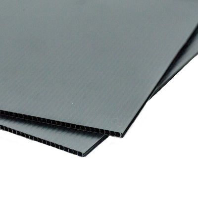 3mm Black Correx Sheets 350gsm - 25 Pack