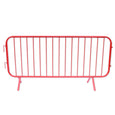 Heavy Duty Pedestrian Barrier - Powder Coated Red