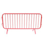 Heavy Duty Pedestrian Barrier - Powder Coated Red