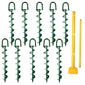 BIGBEN Heavy Duty Hurricane Ground Anchor & Driver - 10 Pack