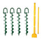 BIGBEN Heavy Duty Hurricane Ground Anchor & Driver - 4 Pack