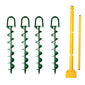 BIGBEN Heavy Duty Hurricane Ground Anchor & Driver - 4 Pack