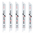 Bosch S922HF Wood/Metal Cut Recip Blades 10-14tpi 6"/150mm - Pack 5