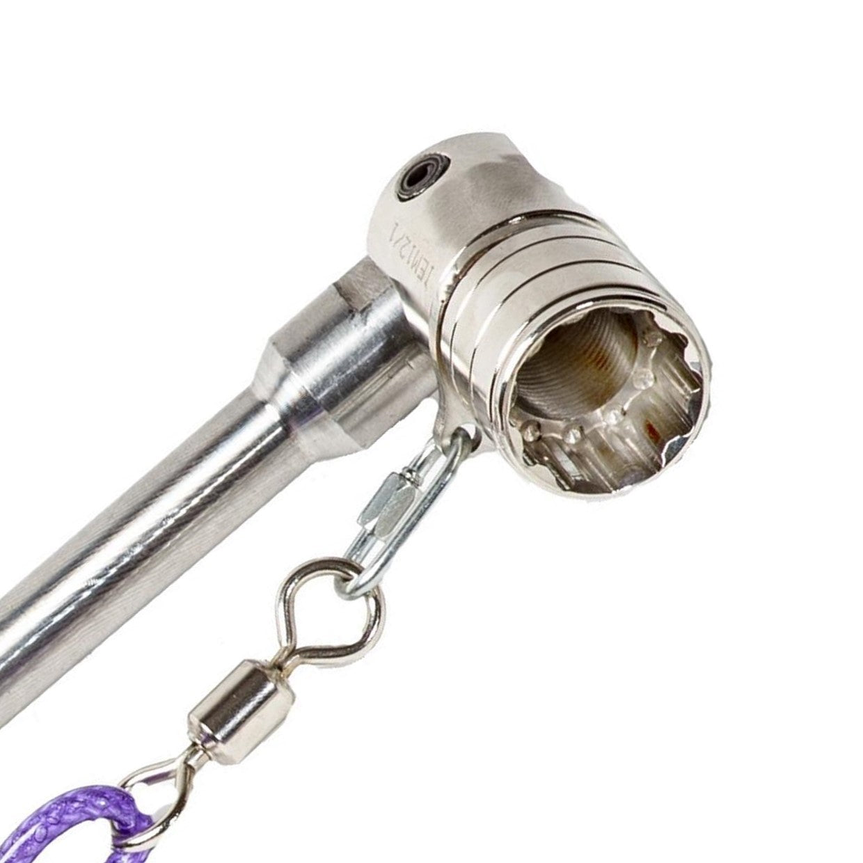 7/16” Bi-Hex Safety Ring Box Scaffolding Spanner with Poker Handle & 2m ...