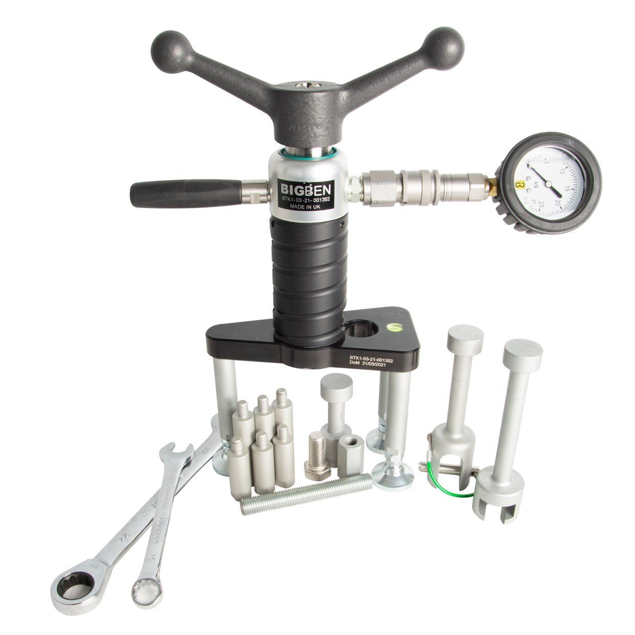 Anchor Point Pull Testing Rig Anchor Pull Tester Kit - BIGBEN® Anchor Test Kit for Scaffold fixings