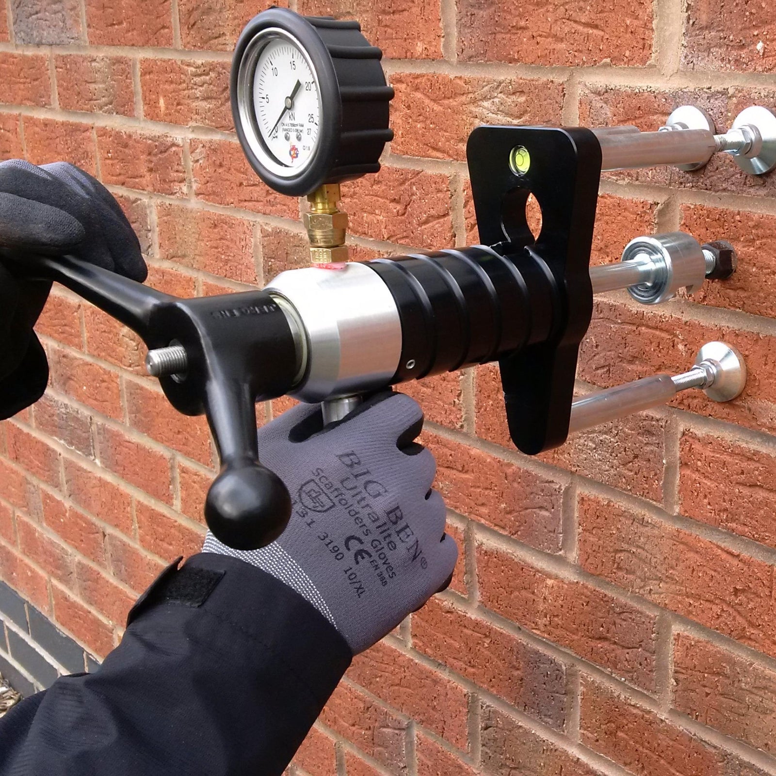 Anchor Point Pull Testing Rig Anchor Pull Tester Kit - BIGBEN® Anchor Test Kit for Scaffold fixings