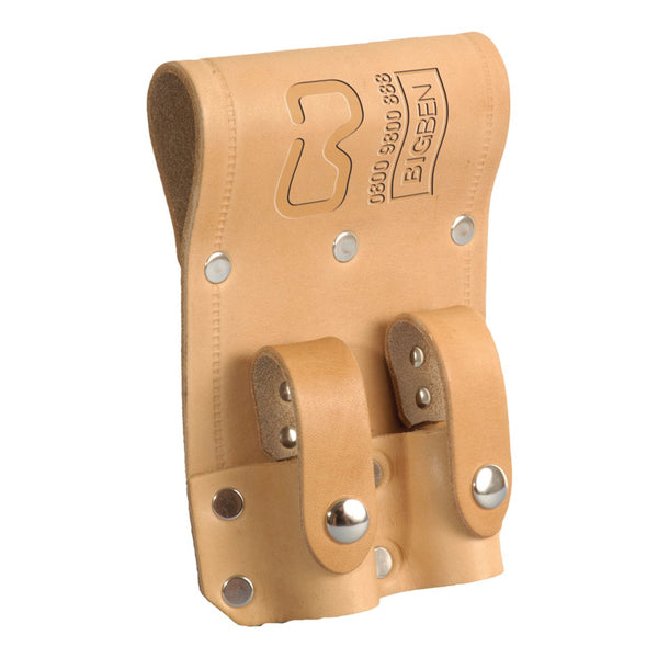 Natural leather BIGBEN® Double Spanner Frog with Safety Loop