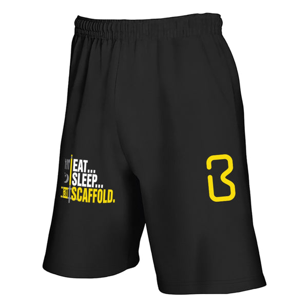 BIGBEN® Eat, Sleep, Scaffold Jogger Shorts-FG-9139-S-Leachs