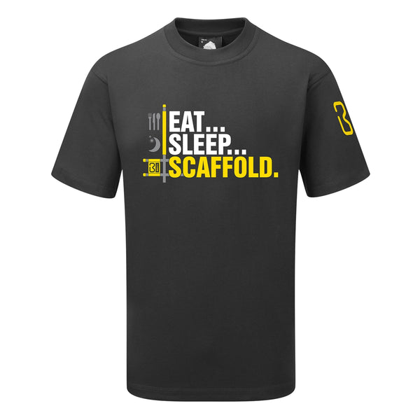 BIGBEN® Eat, Sleep, Scaffold T-Shirt-FG-9134-S-Leachs