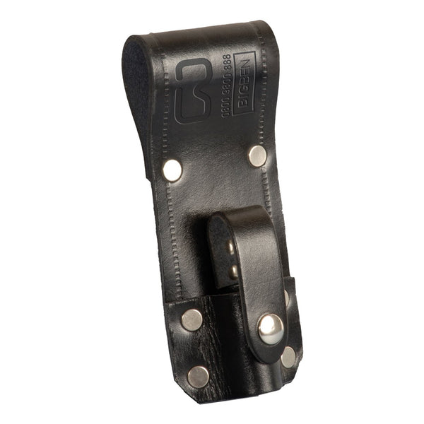 Black leather BIGBEN® Long Single Spanner Frog with Safety Loop