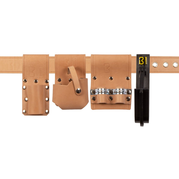 BIGBEN® Natural Leather Scaffolder’s Kit with BIGBEN Gorilla Safety Hook