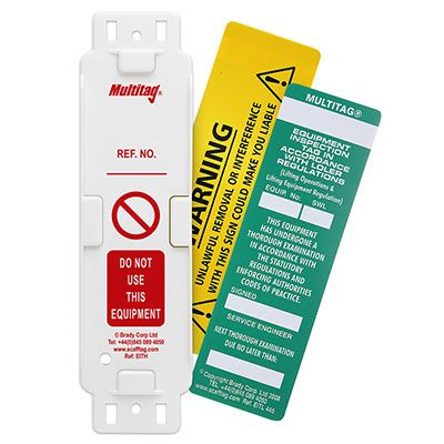 Loler Test Kit Value LOLER Tag Kit - 10 Holders, 10 Inserts, 1 Pen